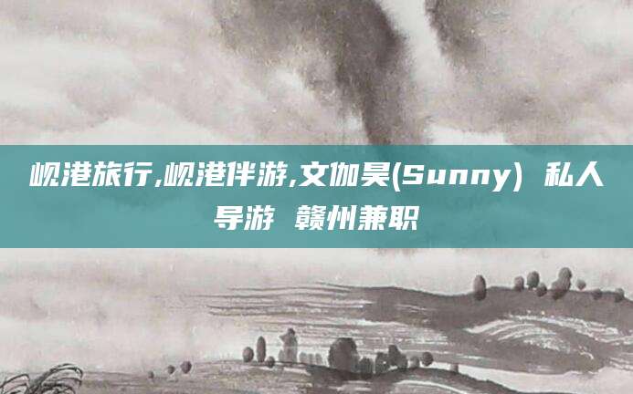 馆陶岘港旅行,岘港伴游,文伽昊(Sunny) 私人导游 赣州兼职